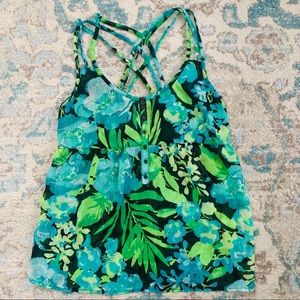Aeropostale Floral Tank